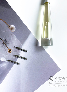 【Hunt 512】圆体花体成人练字艺术字ESER蘸水笔点尖英文书法苏赞