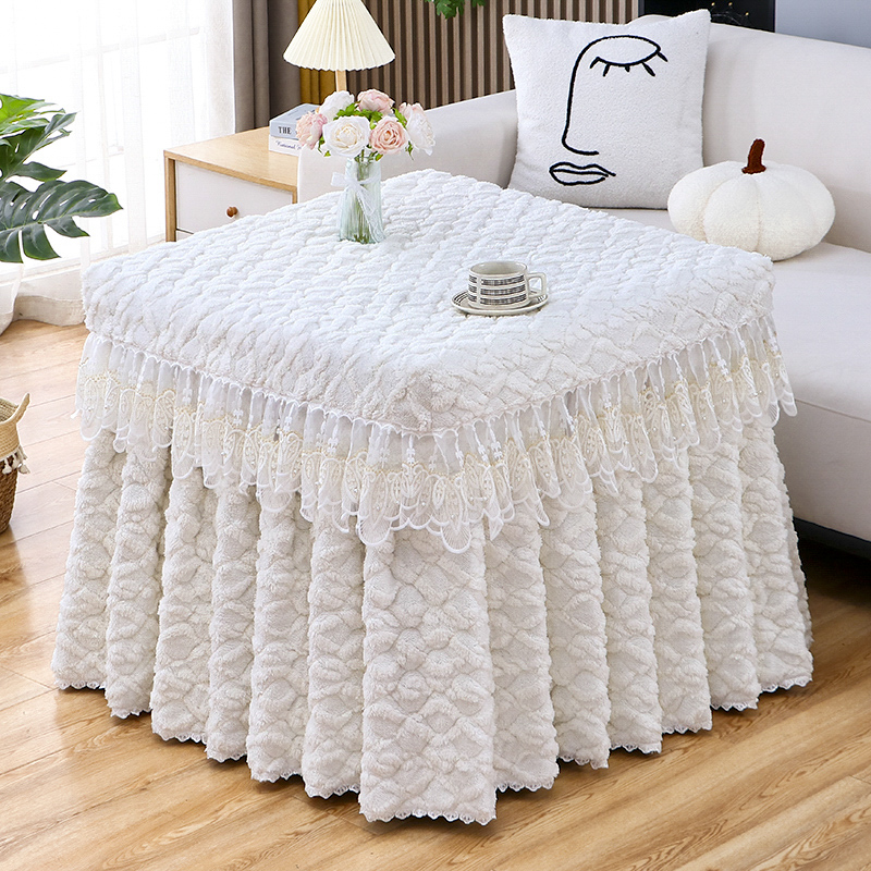 加厚烤火炉罩电暖桌烤火桌罩套被正方形取暖桌布电暖炉电炉罩冬季