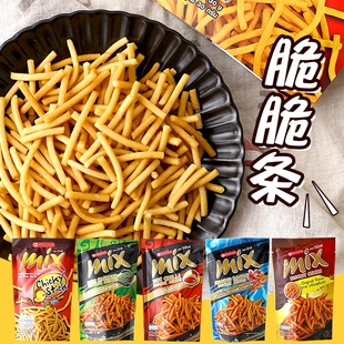VFOODS MIX泰国脆脆条咪咪虾条薯条香辣小吃休闲进口儿童零食膨化