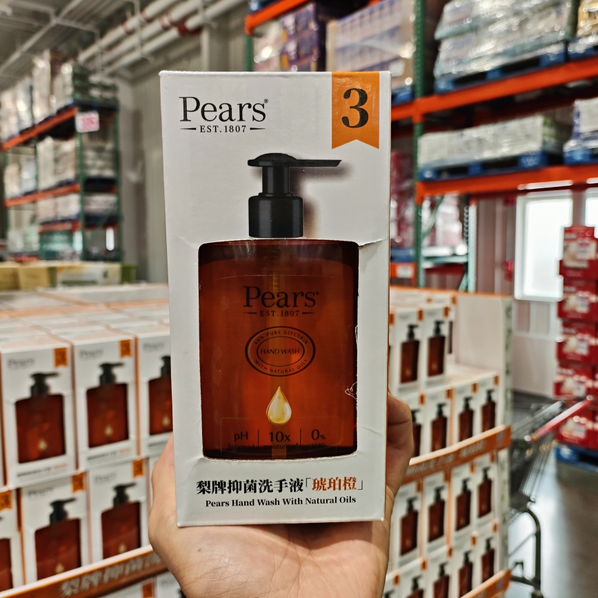 pears抑菌天然琥珀洗手液