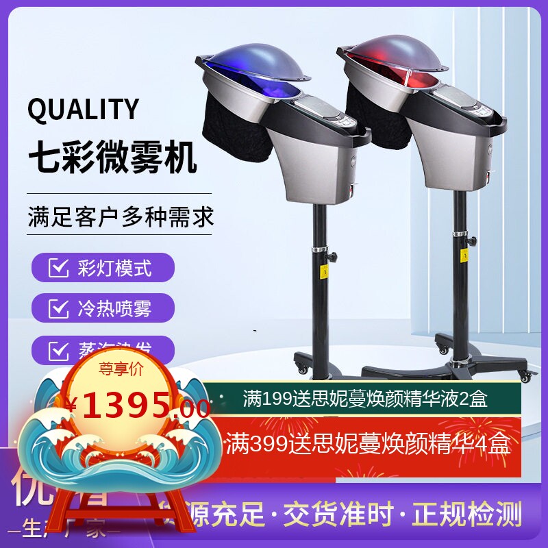 出口美国七彩微雾蒸汽焗油护理机