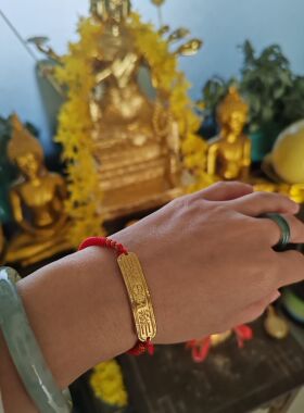 2025年泰国佛牌手链钱生钱新款手绳红绳