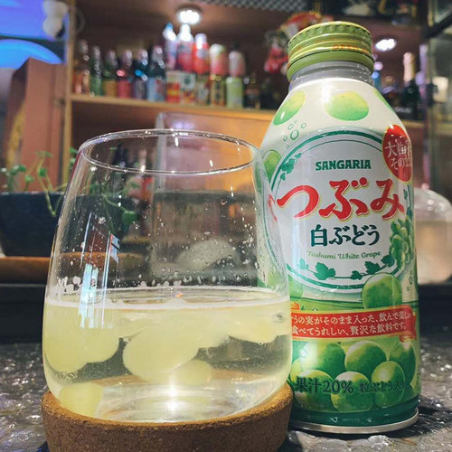 日本三佳利葡萄味果肉果汁饮料