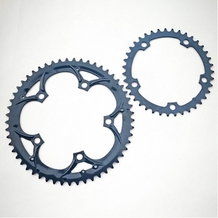 公路车折叠小轮车牙盘齿盘修补件修补盘片39T39齿53T53齿BCD130mm