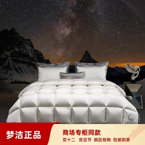 梦洁2025款四季被加厚羽绒被6A95%波兰大朵白鹅绒被 登峰3.0 8848