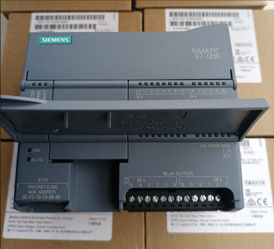 西门子plc s7-1200模块6es7 211-1he31-0xb0 cpu 1211c dc/dc/rly