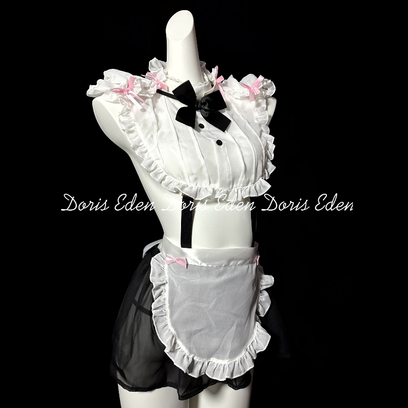 纯欲女仆睡衣约会战袍qqny