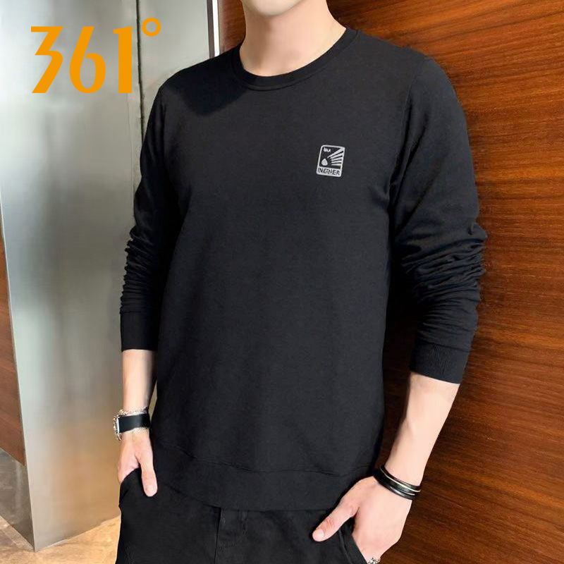 361运动卫衣男2025秋季新款套头卫衣百搭休闲舒适上衣55Z534010A