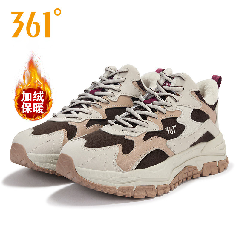 361女鞋大棉鞋女2025冬季高帮加绒保暖厚运动鞋雪地靴582446731AH