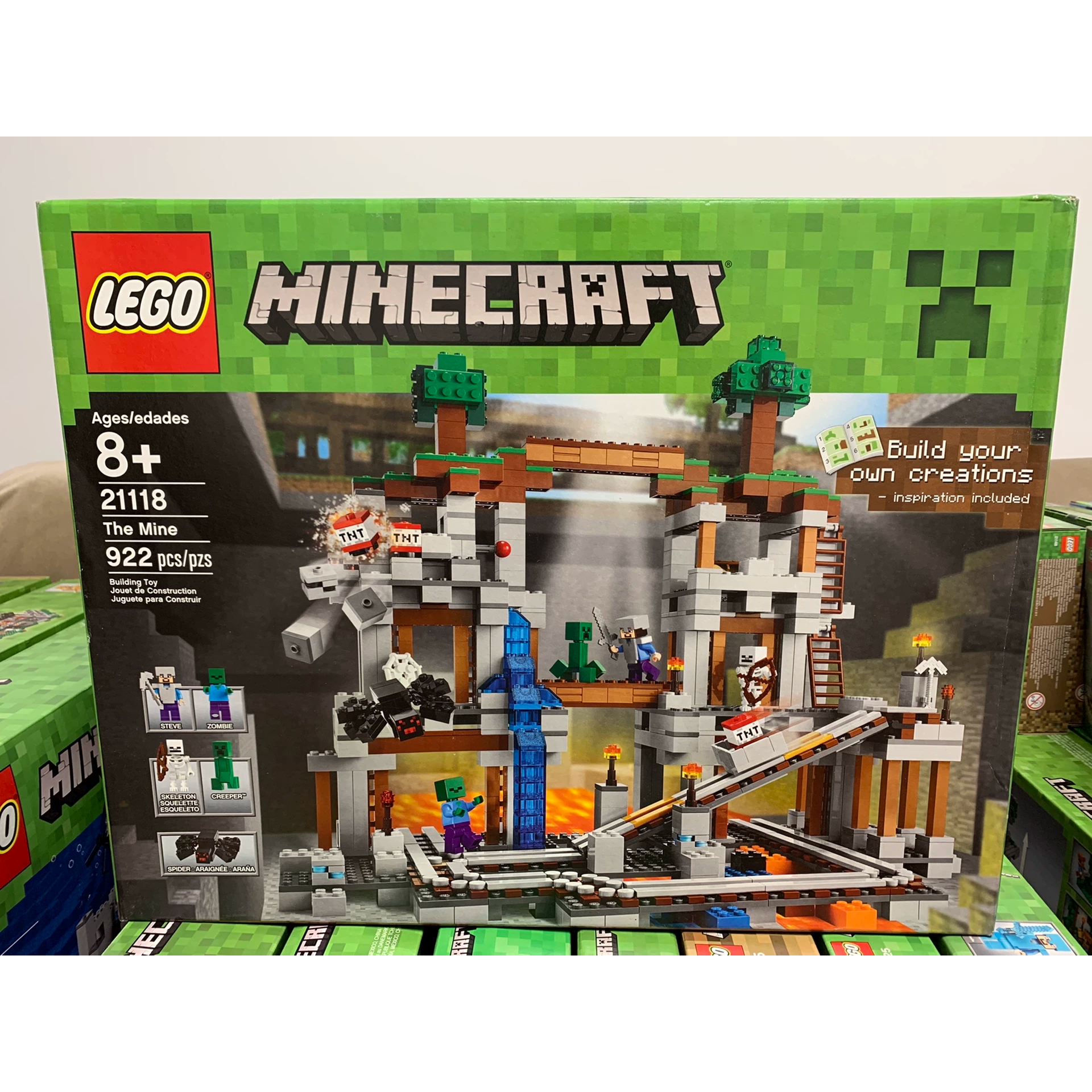 乐高人仔21118我的世界21122 21124 21125 minecraft绝版积木骷髅