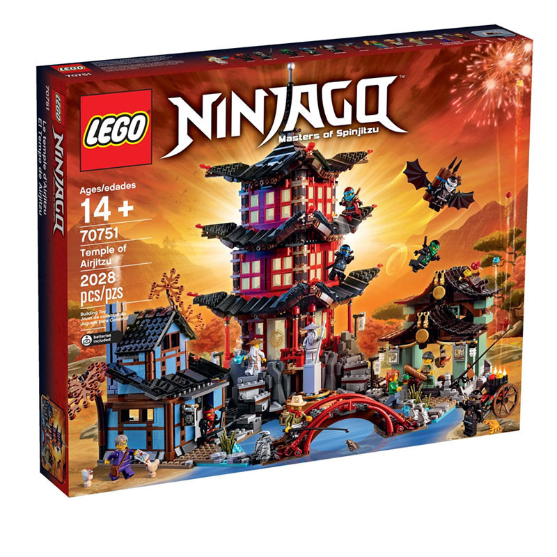 乐高 70751忍者神庙人仔幻影njo168黄金吴大师