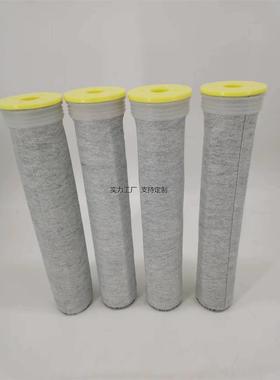 滤芯定制黄色PU胶盖真空上料机除尘褶皱滤芯75*200/300/400/500/6