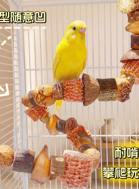 坚果山菠萝玉米芯鹦鹉啃咬玩具
