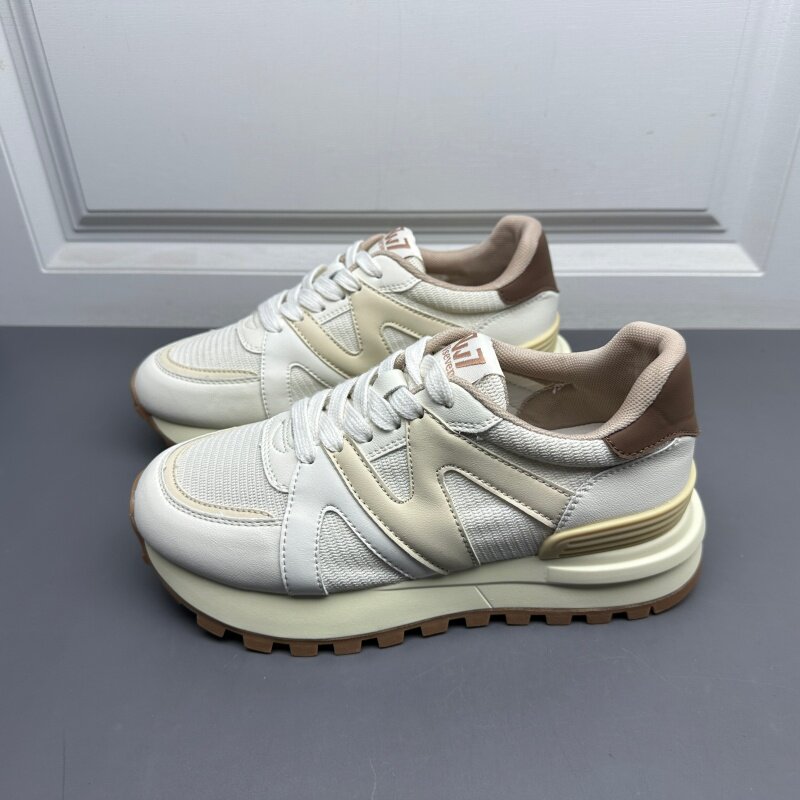 断码处理35码女鞋厚底运动鞋女春夏透气百搭拼色老爹鞋舒适跑步鞋