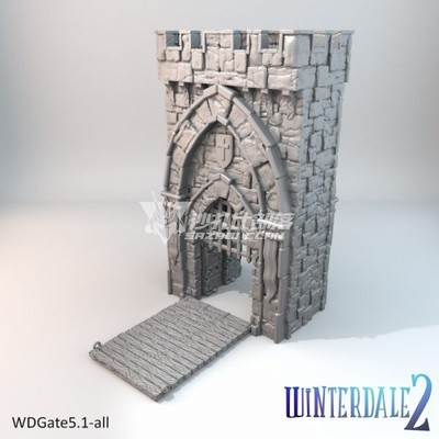 城堡大门组合模块DNDRampage