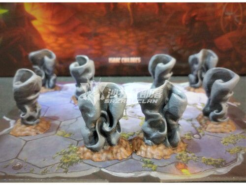 幽暗迷城GLOOMHAVEN  游戏道具token 白雾黑雾  ▲沙扎比部落