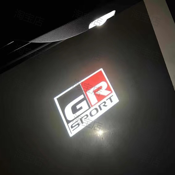 丰田GR86迎宾灯凯美瑞霸道速霸SUPRA 牛魔王改装饰车门投影照地灯