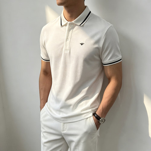 SEASONMARK小蜜蜂刺绣Polo衫短袖