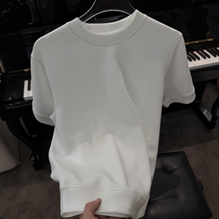 夏季 SEASON MARK空气棉凉感打底T恤休闲舒适百搭轻薄情侣纯色短袖