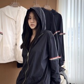 户外织带夹克休闲百搭薄款 长袖 连帽宽松防晒衣 新款 seasonmark秋季