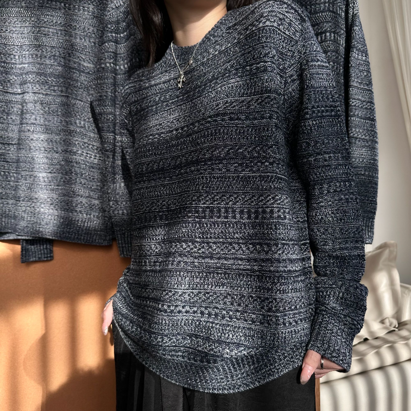 SEASONMARK秋冬新款棉羊毛毛衣