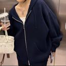 SEASONMARK新款 男秋冬 藏蓝舒适夹克外套休闲百搭简约保暖情侣套装