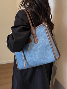 通勤大容量包包2026新款 百搭斜挎包大学生单肩托特包 女包流行爆款