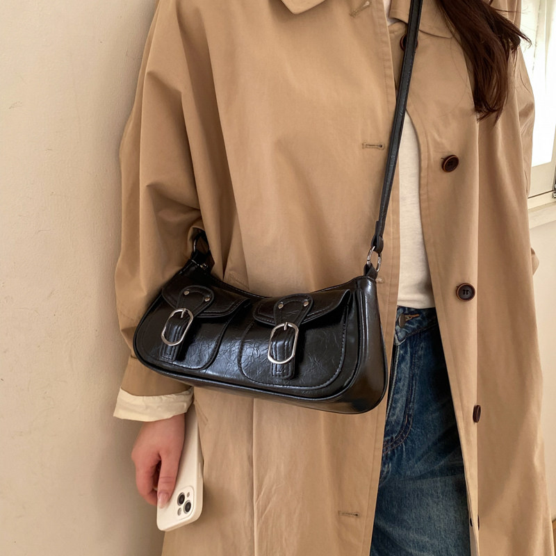 潮酷多口袋腋下小包包女2026新款质感辣妹风小方包早春百搭斜挎包,箱包皮具/热销女包/男包,通用款女包,淘宝优惠券,粉丝福利购,淘宝优惠卷