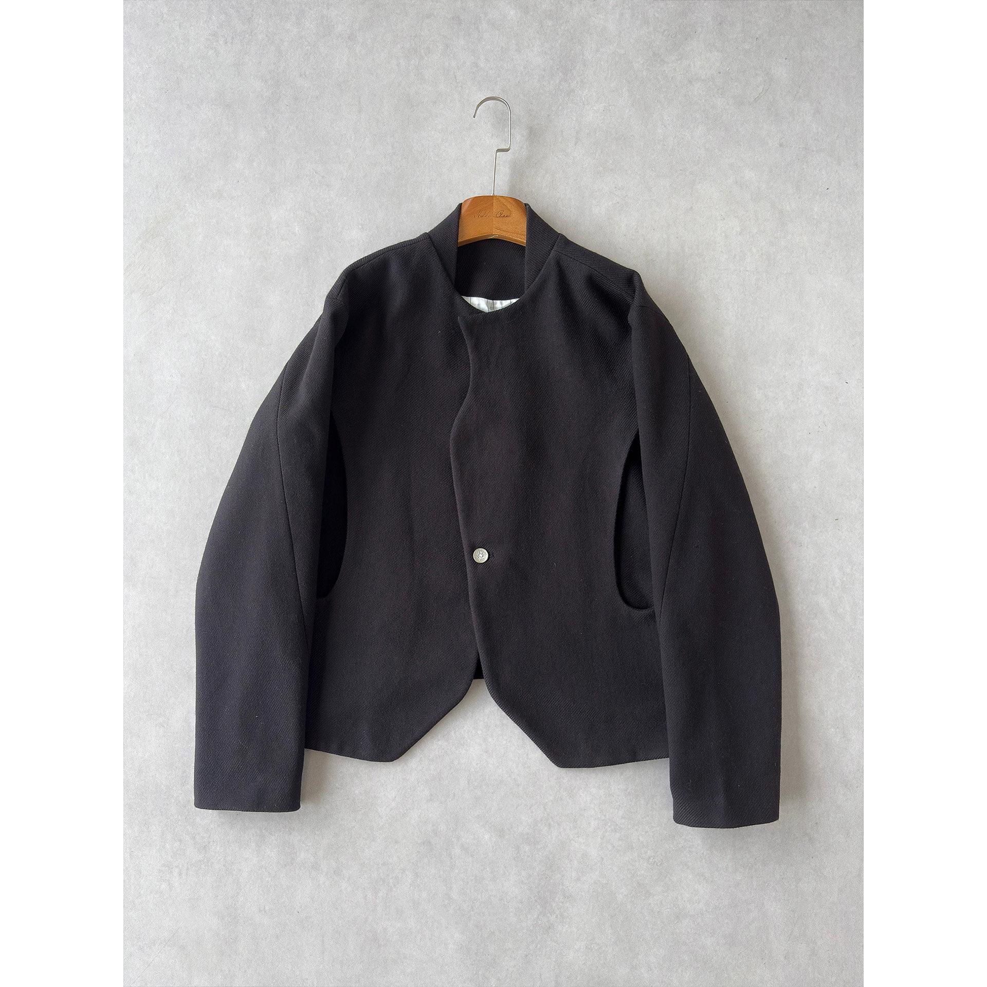 H1c 绅*不规则解构斜纹毛呢西装宫廷外套夹克 条纹里衬/多形态,男装,夹克,淘宝优惠券,粉丝福利购,淘宝优惠卷