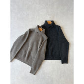 多形态领口 高领羊毛混纺针织毛衣打底长袖 软糯亲肤 双层领 H1c