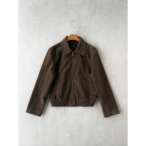 H1c丛林*琥珀棕正肩短款夹克