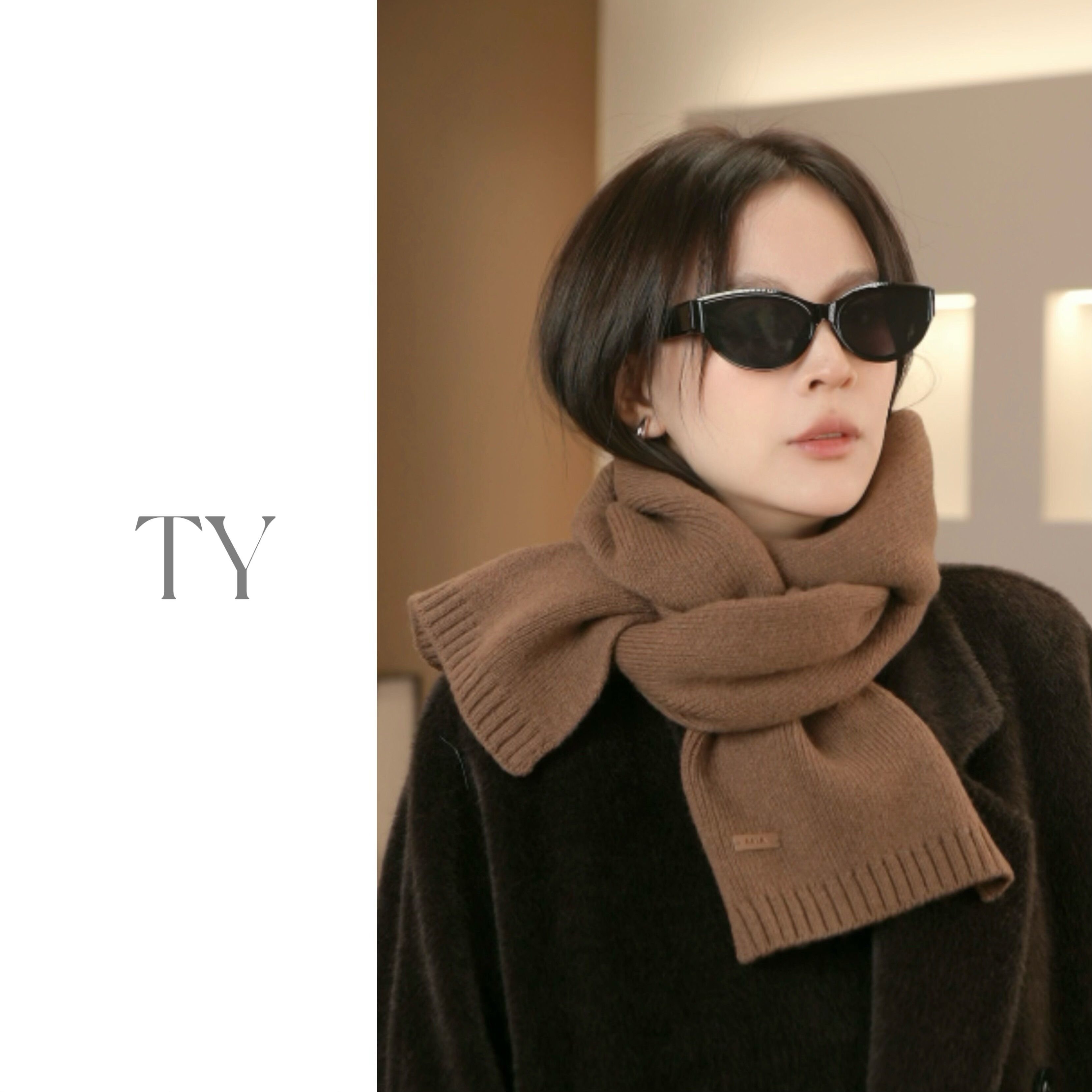 2025韩国东大门原单100%羊毛围巾针织纯色围脖女秋冬加厚保暖百搭,服饰配件/皮带/帽子/围巾,围巾/丝巾/披肩,淘宝优惠券,粉丝福利购,淘宝优惠卷