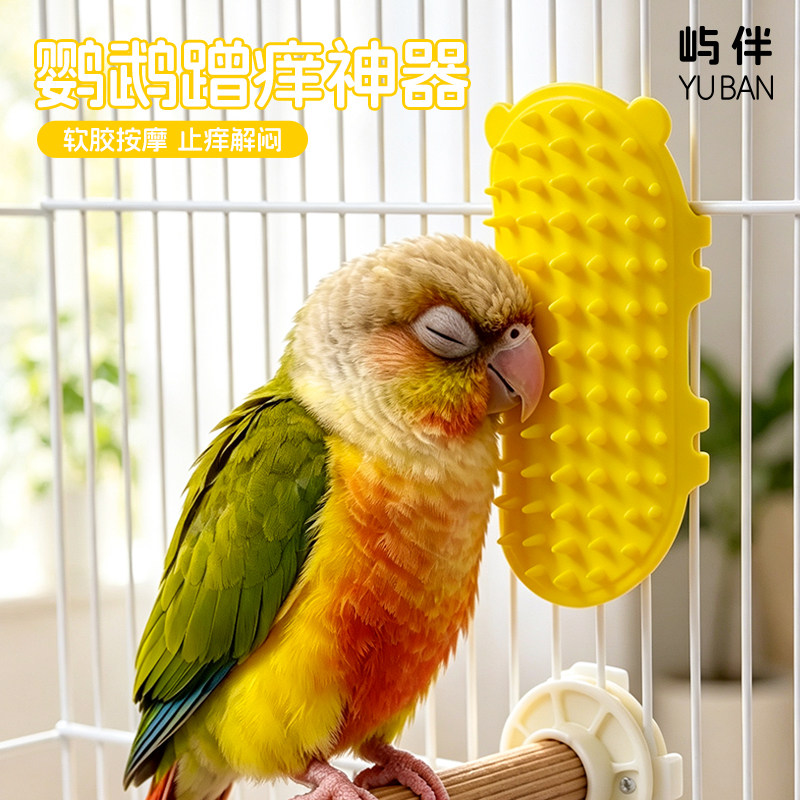 鹦鹉蹭痒神器鸟用解闷玩具挠痒痒玄凤牡丹小太阳挠头互动训练按摩