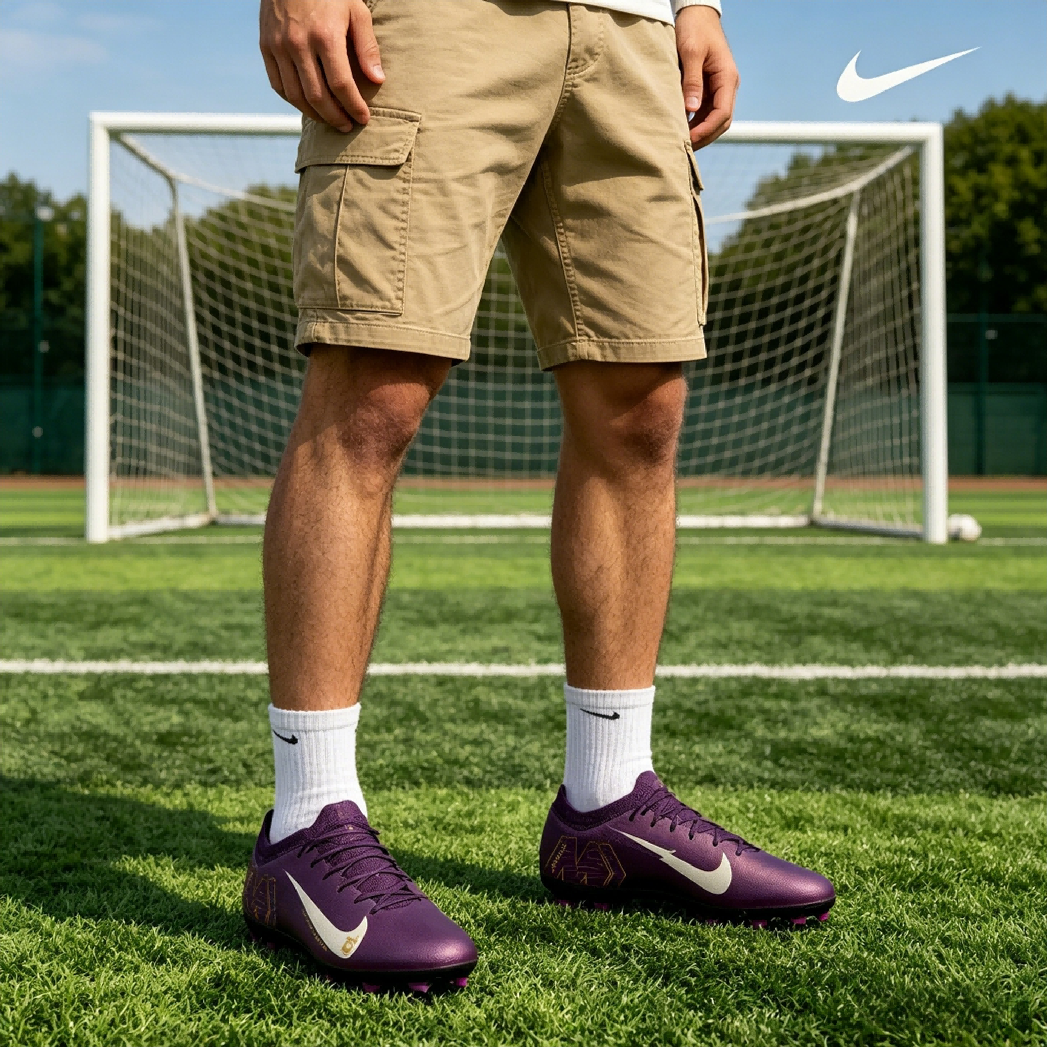 Nike时尚舒适 FG（胶质长足球鞋