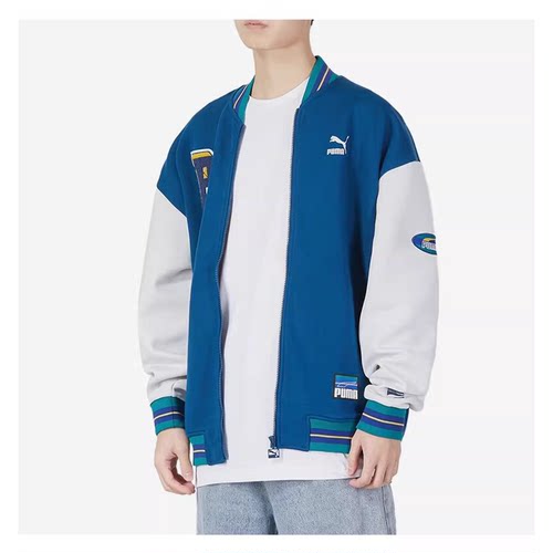 PUMA彪马 拼色字母logo防风休闲棒球677373-45