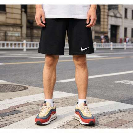 Nike Dri-Fit 速干透气运动训练足球休闲短裤 男款黑色BV6855-010