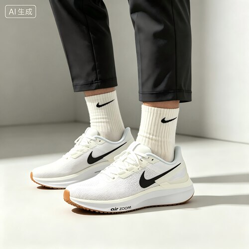 Nike 舒适柔软耐磨 低帮 休闲跑步鞋男款白色DJ7883-114
