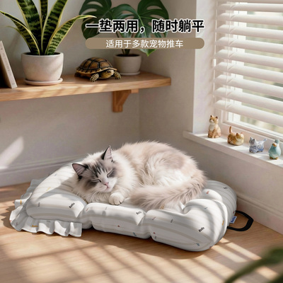 bello宠物推车配件 宠物推车垫子猫咪狗狗秋冬保暖坐垫睡垫