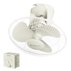 艾美特楼顶扇低噪16寸吸顶扇家用FL4005壁挂电风扇吊扇餐厅吊顶扇