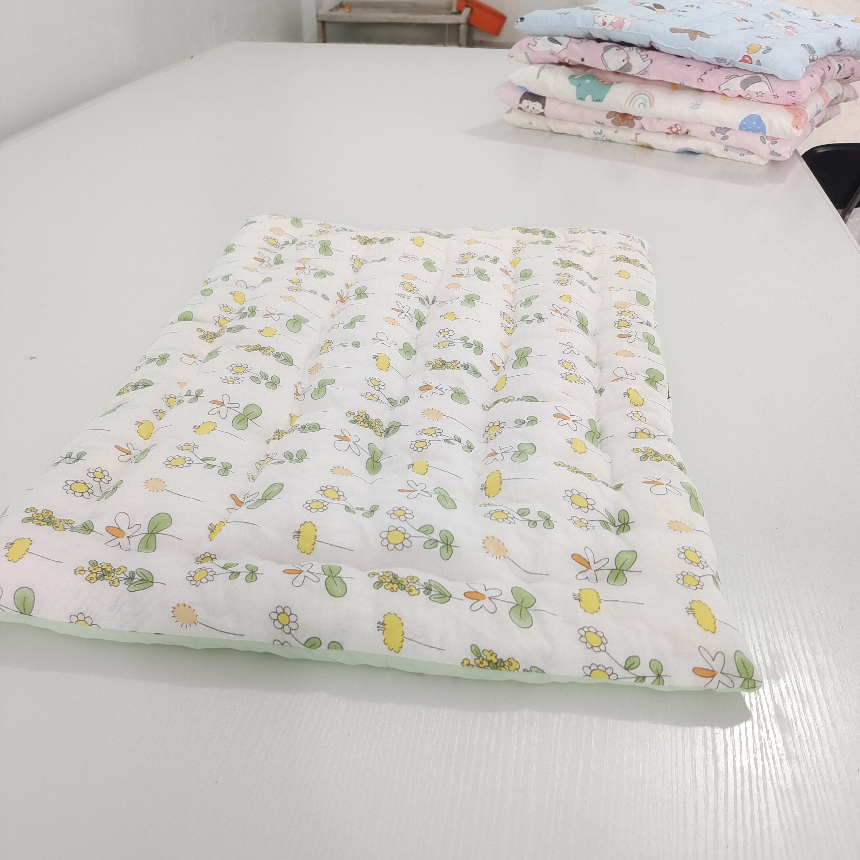 纯棉纯棉花婴儿宝宝褥子床垫宝宝抱被铺垫推车摇篮小垫子
