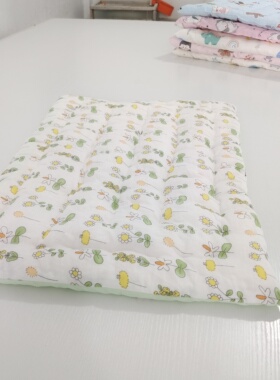 纯棉纯棉花婴儿宝宝褥子床垫宝宝抱被铺垫推车摇篮小垫子