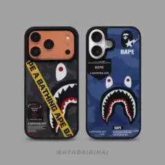 New Trendy Ape Head Phone Case Suitable for Apple 17 Pro Max, Couple Style iPhone 16 Pro, Niche High-End Feel, 15 Super Popular Shark Mouth, 14 Matte Four-Sided 18 Shockproof Protective Case
