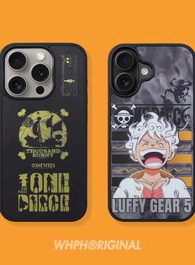 海贼王路飞苹果16promax磁吸手机壳高级感磨砂适用于iPhone17pro个性保护套动漫14新款防滑硬壳13黑色防摔15