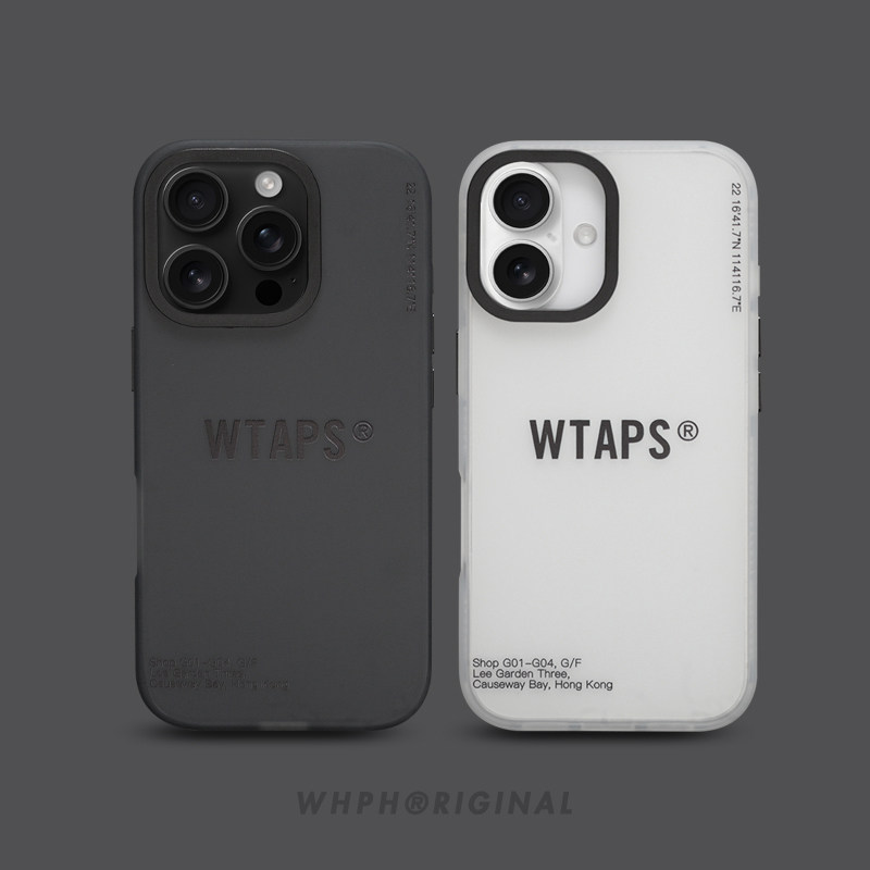 苹果16promax半透潮牌情侣手机壳