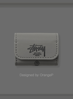 潮牌灰色Airpods3高端皮套个性苹果Pro保护套软无线2代蓝牙耳机壳