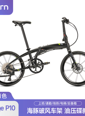 燕鸥ternVergeP10自行车折叠自行车成人超轻便携可放后备箱折叠车