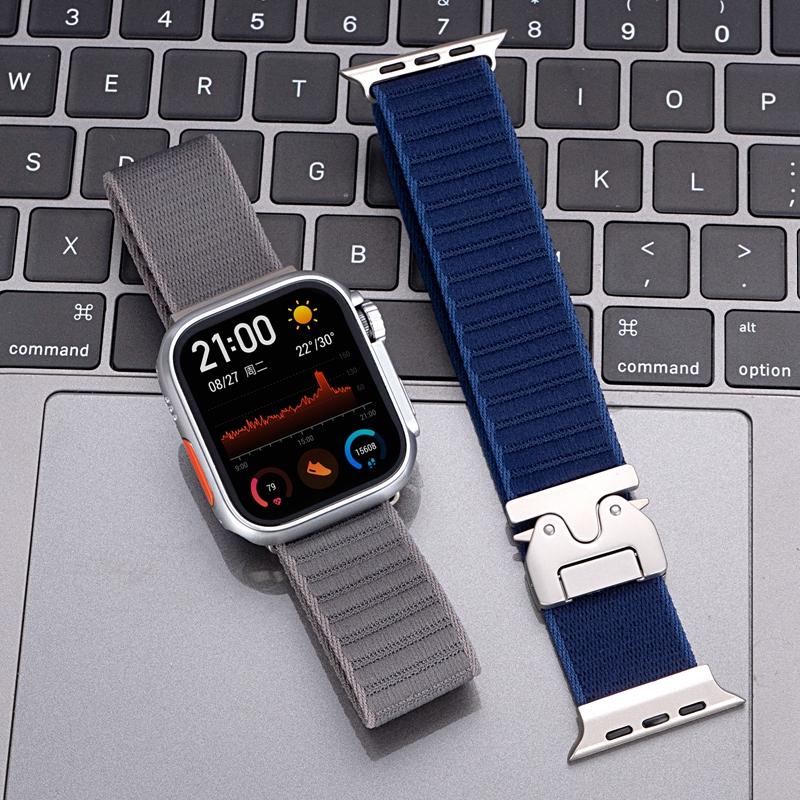 回环iwatch10尼龙精织降落伞表带