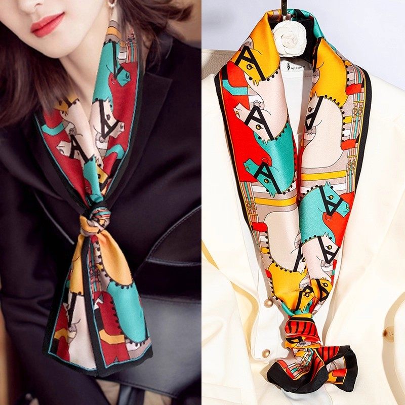 达芬奇密码挂脖小长条丝巾女2025新款高级感披肩窄长条丝带细飘带,服饰配件/皮带/帽子/围巾,围巾/丝巾/披肩,淘宝优惠券,粉丝福利购,淘宝优惠卷