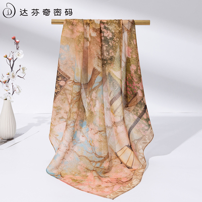2025新款高级感印花丝巾