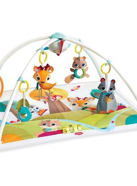 Tinylove新生婴儿健身架脚踏踩玩具多功能益智0-36月音乐游戏垫